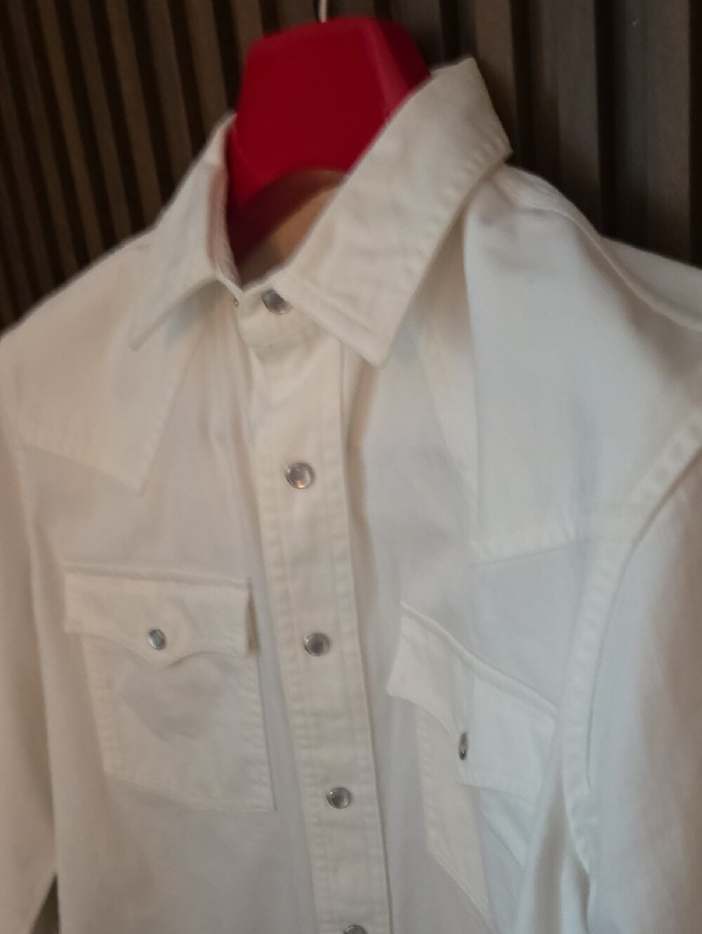 Banana Republic White Casual Button-Down Shirt